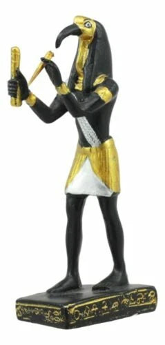 Egyptian God Of Technology Wisdom Thoth Dollhouse Miniature Statue Gods Of Egypt-2