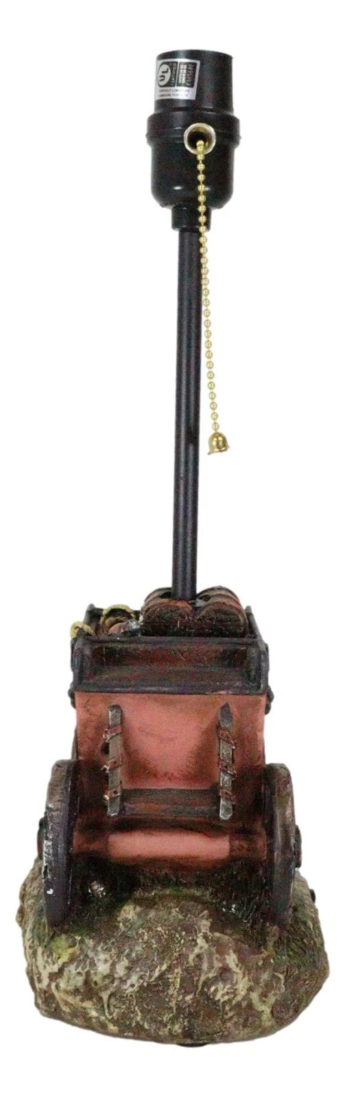 Rustic Western Classic Charming Fancy Chuckwagon Covered Wagon Table Lamp Decor-3