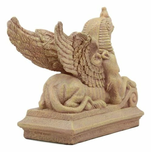 Ancient Egyptian Gods & Pharaohs Sphinx Lioness Guardian Figurine Egyptian Deity-3