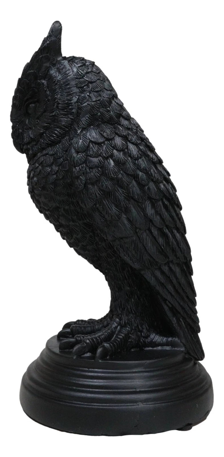 Mystical Wicca Gothic Owl Of Astrontiel Candlestick Candle Holder Figurine-3