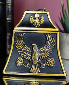 Figura de joyero de escarabajo egipcio, ojo de Horus, halcón, Anubis, dioses de Egipto-2