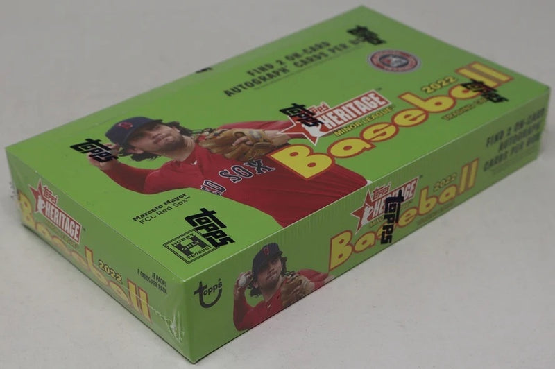 2022 Topps Heritage Minor League Baseball Box (Hobby) (18/8)-1