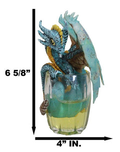 Drunken Whiskey Spirit Dragon Statue Medieval Renaissance Fantasy Decor Figurine-2