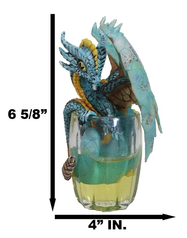 Drunken Whiskey Spirit Dragon Statue Medieval Renaissance Fantasy Decor Figurine-2