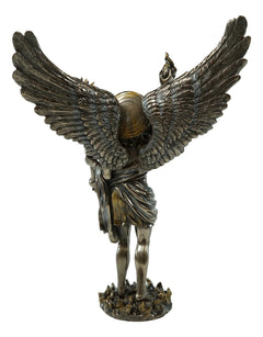 Saint Uriel Archangel Statue Light of God Cherub Angel of Repentance-2