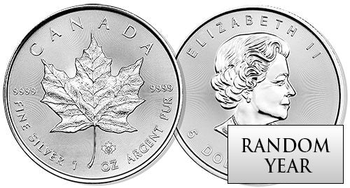 1-oz Canadian Silver Maple Leaf (Random Year)