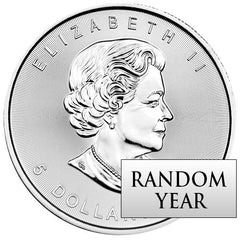 1-oz Canadian Silver Maple Leaf (Random Year)-1