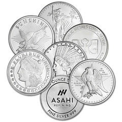1-oz Silver Rounds New Condition (Our Choice Brand & Design)-1