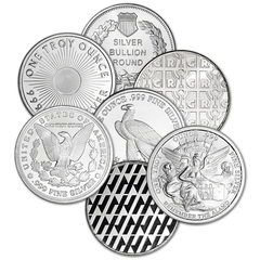 1-oz Silver Rounds New Condition (Our Choice Brand & Design)-2
