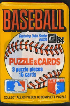 1984 Donruss Baseball Unopened Wax Pack-1