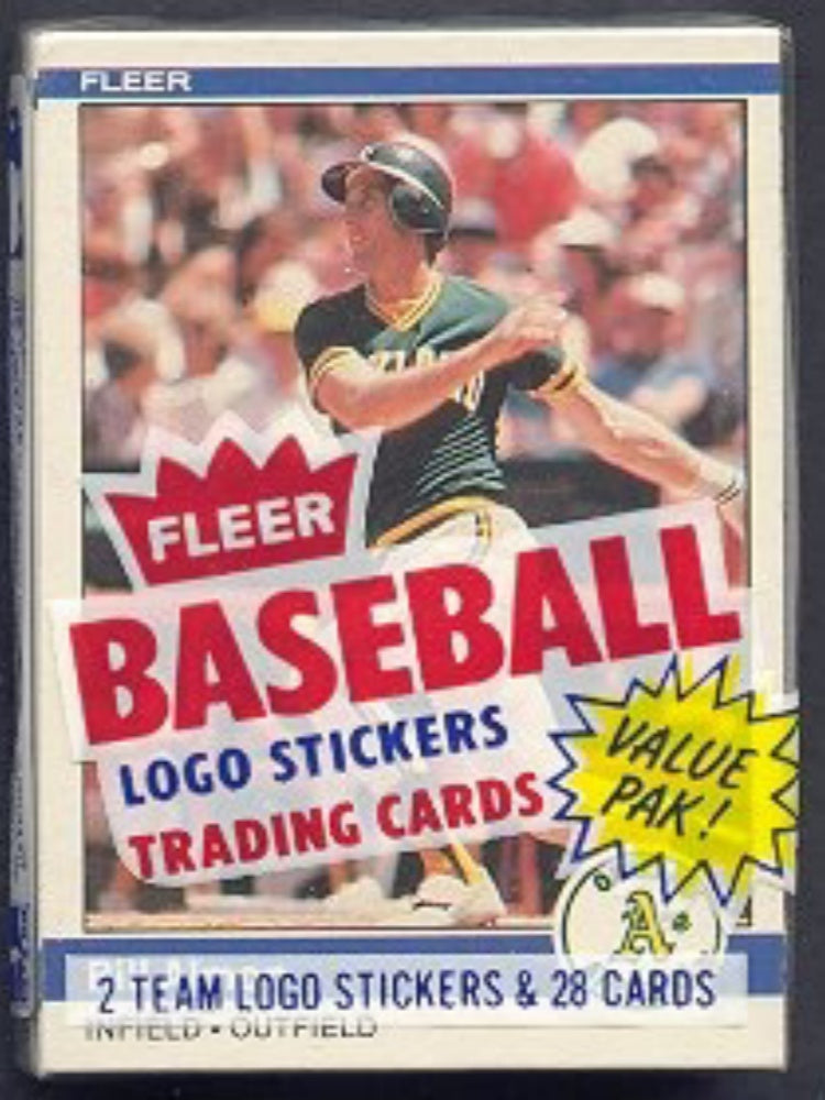 1984 Fleer Baseball Unopened Cello Pack