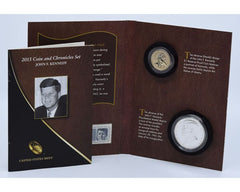 2015 Coin and Chronicles Set John F. Kennedy in Original Government Packaging-1