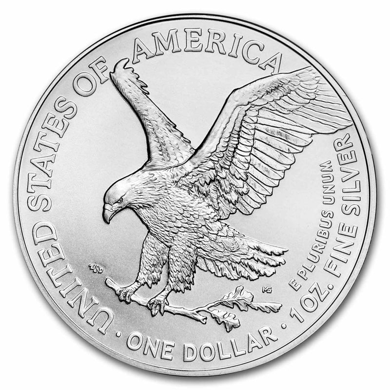 Moneda de plata americana Eagle de 1 onza de 2026-2