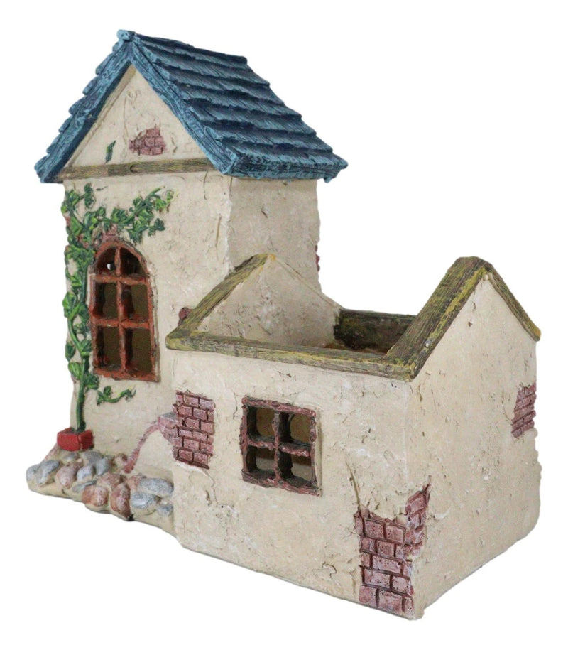 Fairy Garden LED Light Mediterranean Cottage Floral Planter House Mini Figurine-5