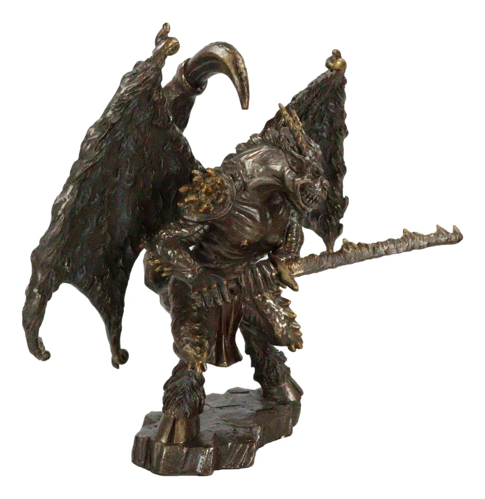 Primordial Khaos Goddess Chaos With Scorpion Tail And Flame Blade Figurine-6