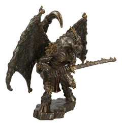 Primordial Khaos Goddess Chaos With Scorpion Tail And Flame Blade Figurine-6