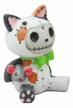 Furrybones Stitched Doll Calico Cat Skeleton Figurine 3"H Cat Mao Mao-6