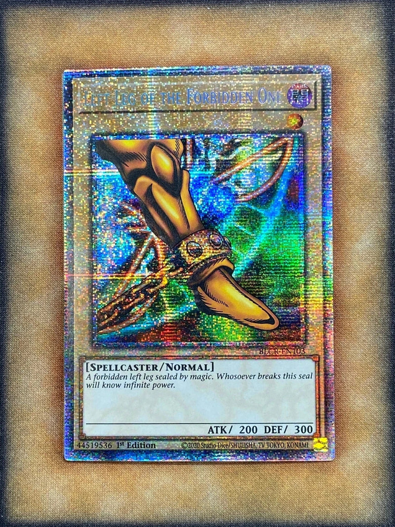 Yugioh Left Leg of the Forbidden One BLCR-EN103 Starlight Rare 1st Ed NM-1