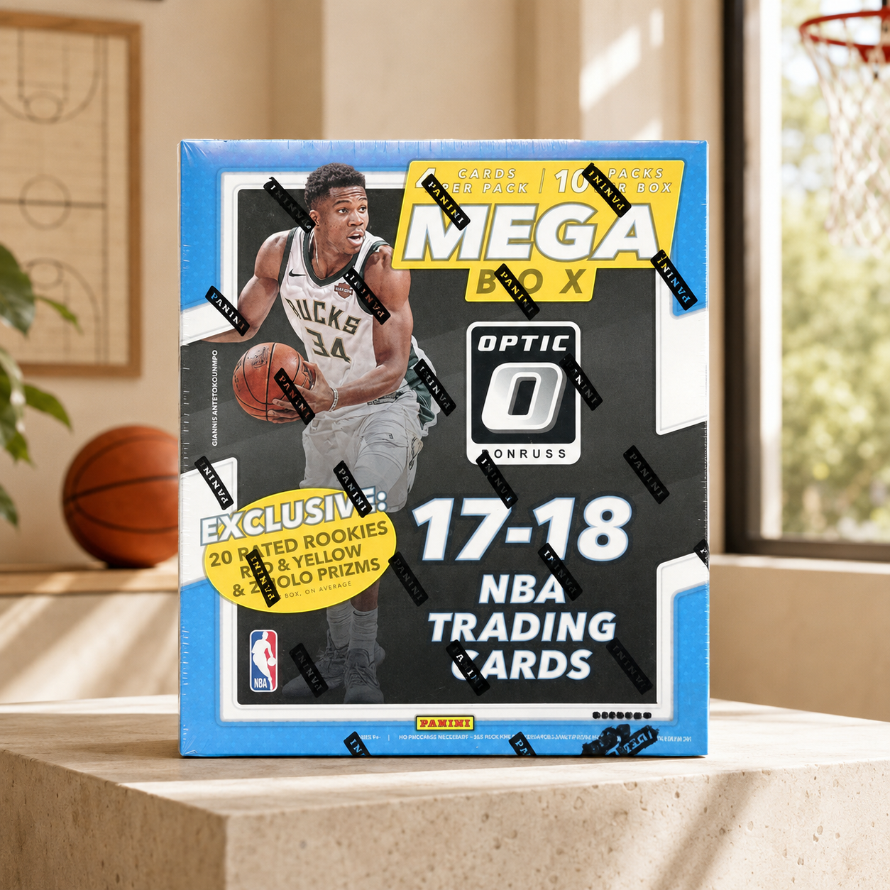 Optic Basketball Trading Cards 2017-18 Panini Donruss Factory Sealed Box, Rated Rookies, Prizm Parallels, Rookie Cards And Inserts-2