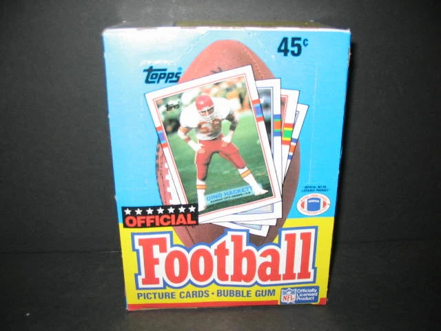 1989 Topps Football Unopened Wax Box-1