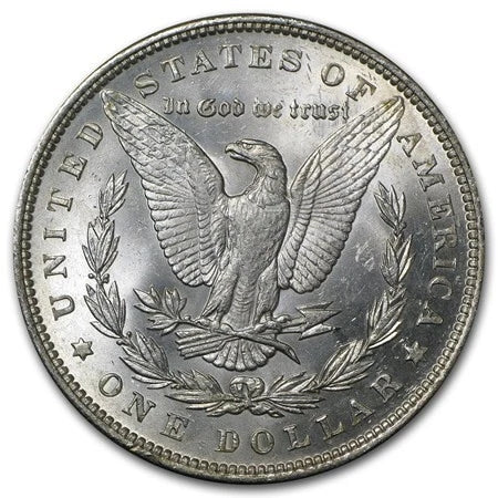 1891 P Morgan Silver Dollar $1 Brilliant Uncirculated BU 90% Silver-2