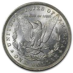 1891 P Morgan Silver Dollar $1 Brilliant Uncirculated BU 90% Silver-2