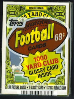 1986 Topps Football Unopened Cello Pack-1