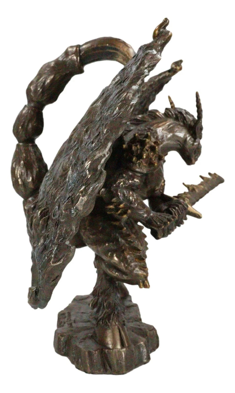 Primordial Khaos Goddess Chaos With Scorpion Tail And Flame Blade Figurine-7