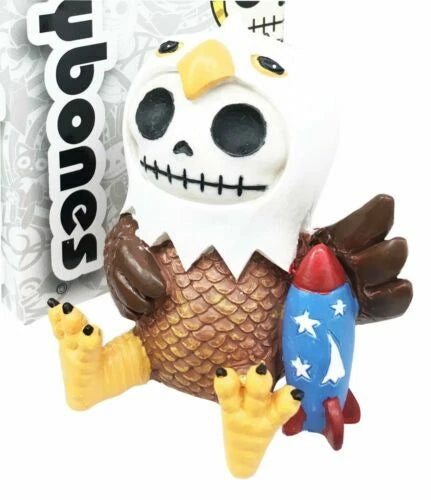 Furrybones Baldie Glory The Eagle Hooded Skeleton Monster Figurine