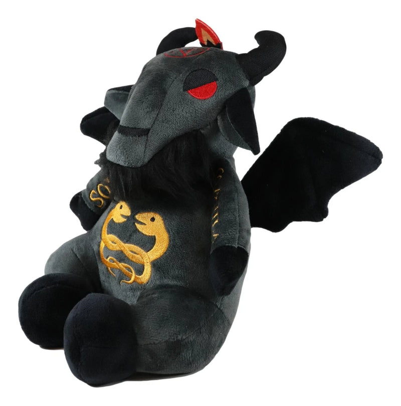 Sabbatic Goat Baphomet With Caduceus Serpents Luxe Soft Plush Toy-5
