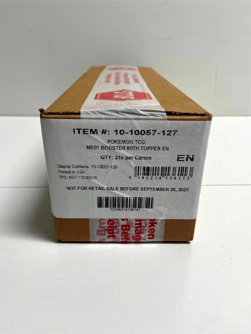 Pokemon Mega Evolution (ME01) ENHANCED Booster Case 6 Boxes Factory Sealed-1