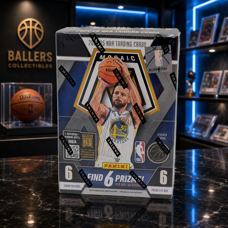 Mosaic Basketball Cards 2024-25 Panini Blaster Box, 36 Cards, 6 Factory Sealed Packs, Mosaic Prizms, Inserts And Rookie Cards Possible-1