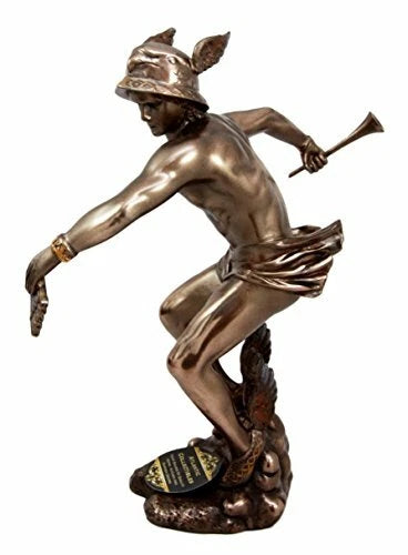 Greek Roman Olympian Deity Hermes Mercury God Of Messengers & Thieves Figurine-5