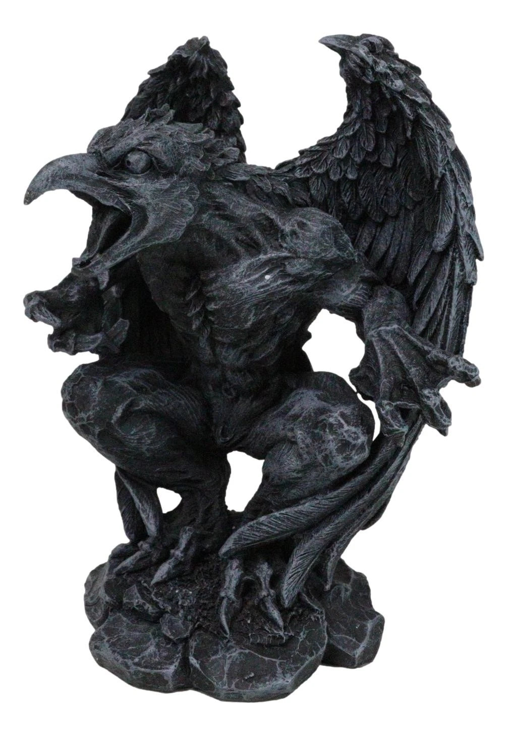Gothic Winged Avian Eagle Bird Renegade Gargoyle Decorative Figurine 6.25"H-8