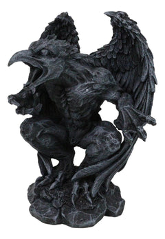 Gothic Winged Avian Eagle Bird Renegade Gargoyle Decorative Figurine 6.25"H-8