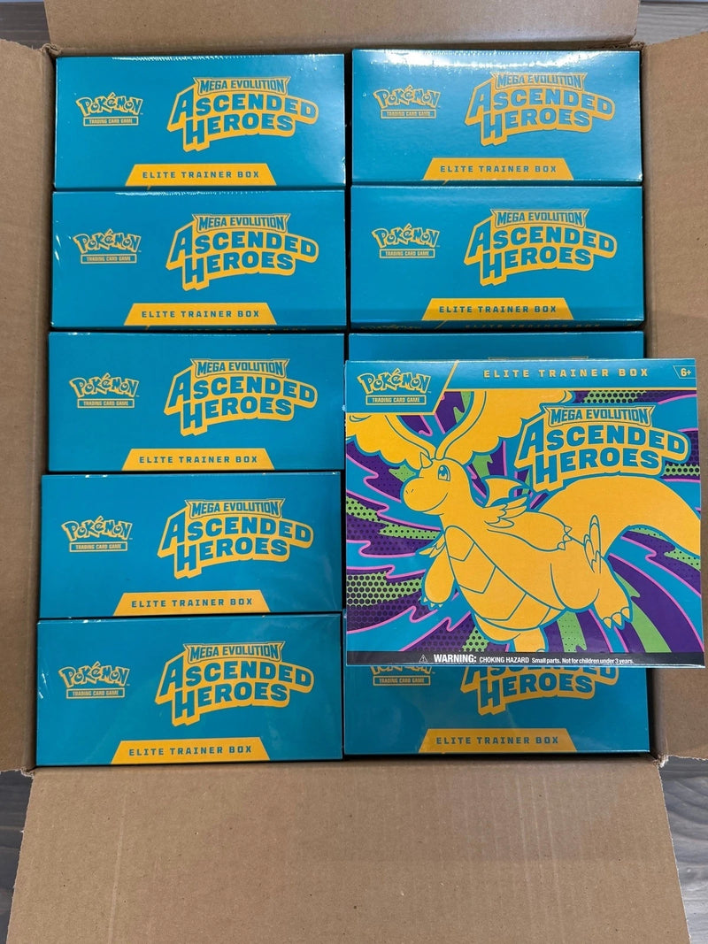 Pokemon Ascended Heroes (ME2.5) Elite Trainer Box Case! Brand New Factory Sealed-1
