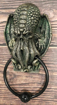 Nautical Ocean Monster Cthulhu Kraken Octopus Door Knocker Sculpture-4