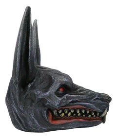 Ancient Egyptian Underworld Macabre Zombie Jackal God Anubis Skull Head Figurine-6
