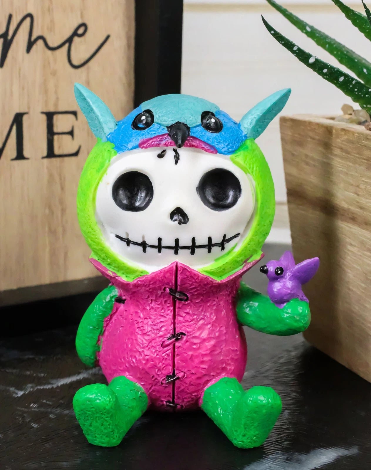 Gift Furry Bones Humphrey Costume Skeleton Monster Figurine 3"H-1