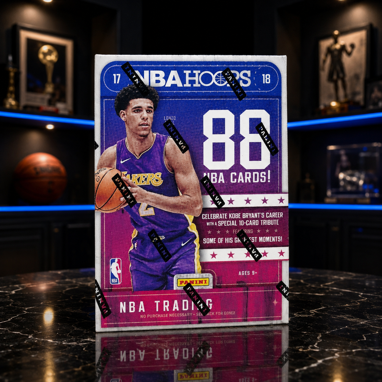 Hoops Basketball Cards 2017-18 Panini NBA Factory Sealed Blaster Box, 88 Cards, 11 Packs, Autograph Or Memorabilia Card Possible-1