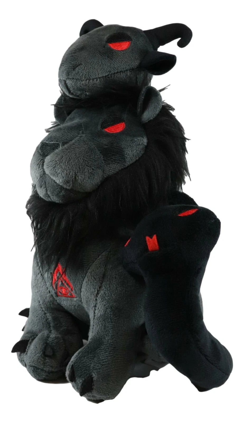Greek Myth Chimera Lion Goat Head And Snake Head Tail Luxe Soft Plush Toy-3