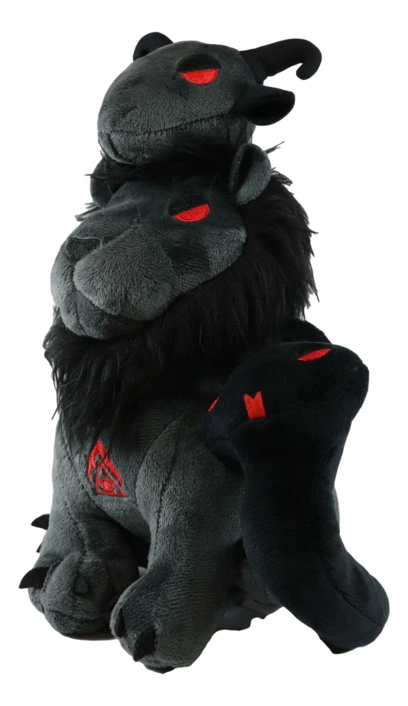Greek Myth Chimera Lion Goat Head And Snake Head Tail Luxe Soft Plush Toy-3