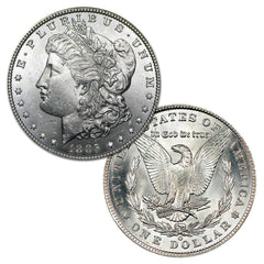 1885 O Morgan Silver Dollar $1 Brilliant Uncirculated BU 90% Silver-1