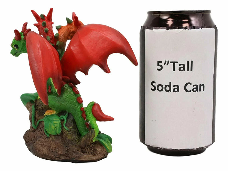 Colorful Garden Fruits and Berries Green Dragon Statue by Stanley Morrison-2
