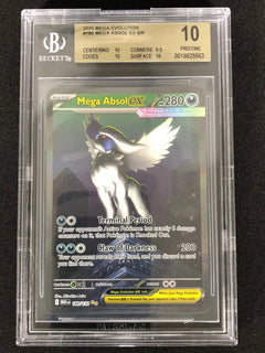Pokemon Mega Absol EX 180/132 BECKETT 10 Graded-1