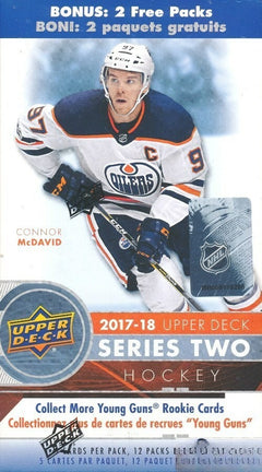 2017/18 Upper Deck Series 2 Hockey HUGE Sealed 12 Pack Blaster Box-2 Young Guns-1