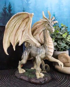Collectibles Fantasy Battle of Thrones Wise Aged Wraith Hydra Dragon 8" Tall-1