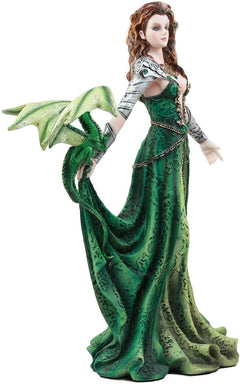 Seductive Elphaba Dragon Witch Doctor Warrior Statue 10"H By Nene Thomas-2