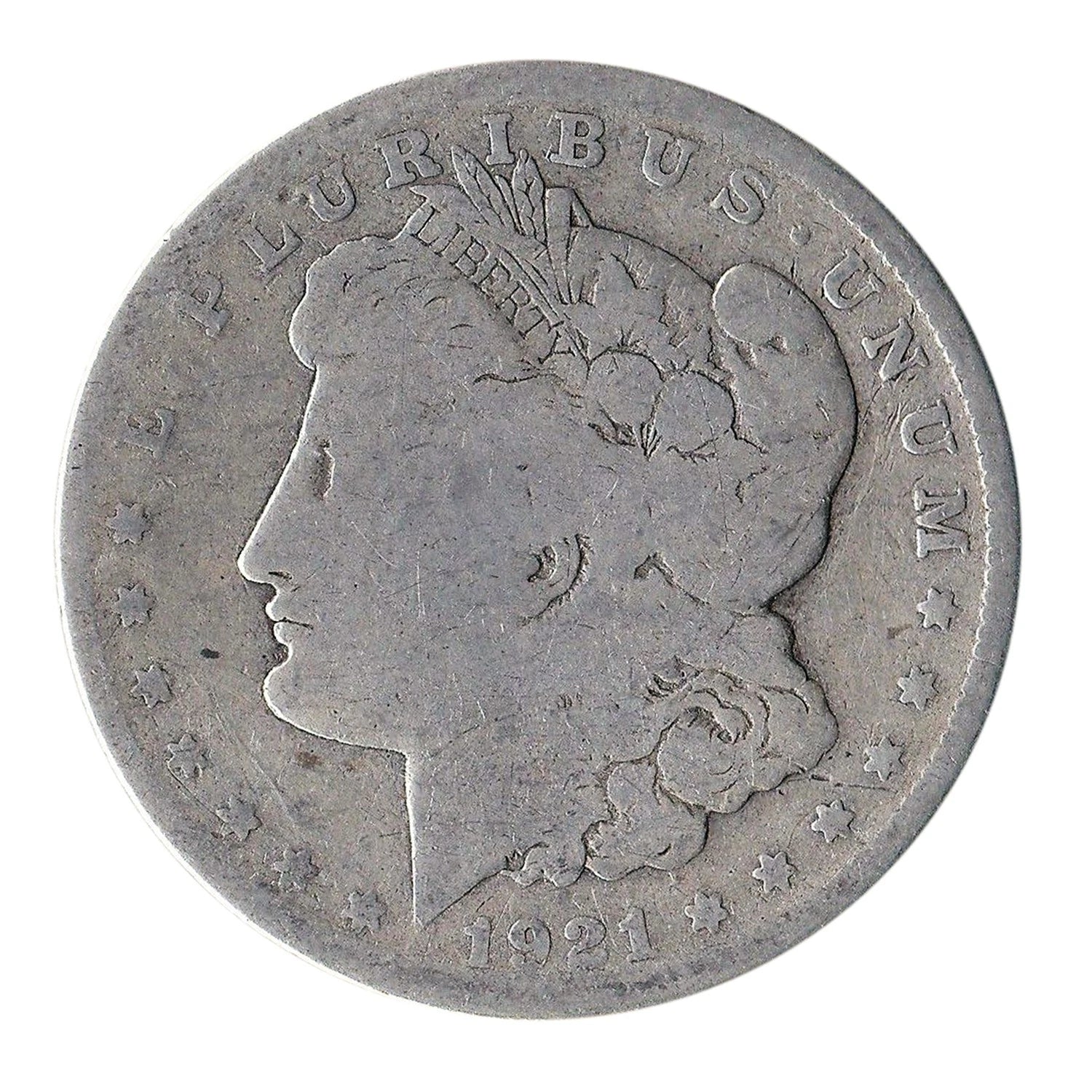 1921 - Dólar Morgan de plata al 90% en circulación-2