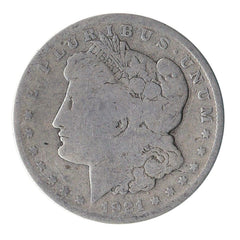 1921 - Dólar Morgan de plata al 90% en circulación-2